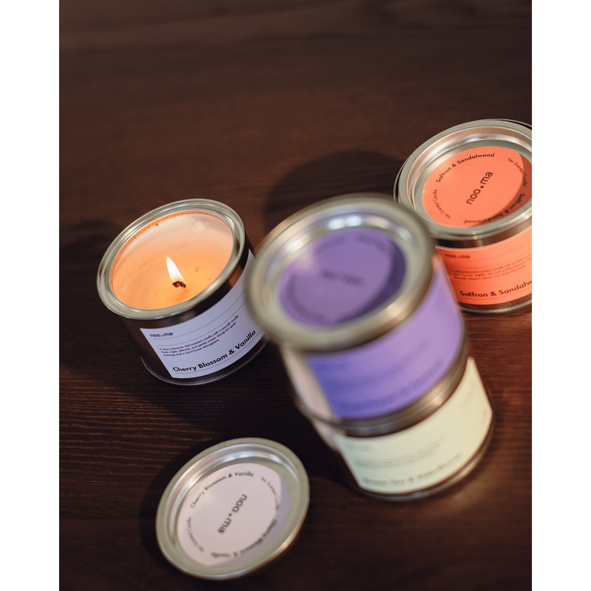 Bougie parfumée Ven - Poivre noir et Patchouli gris, NOO.MA