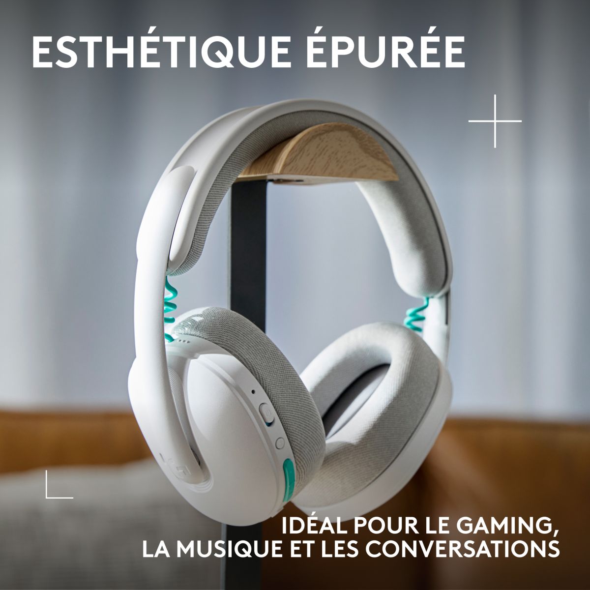 Casque gamer G325 Blanc couleur unique, LOGITECH