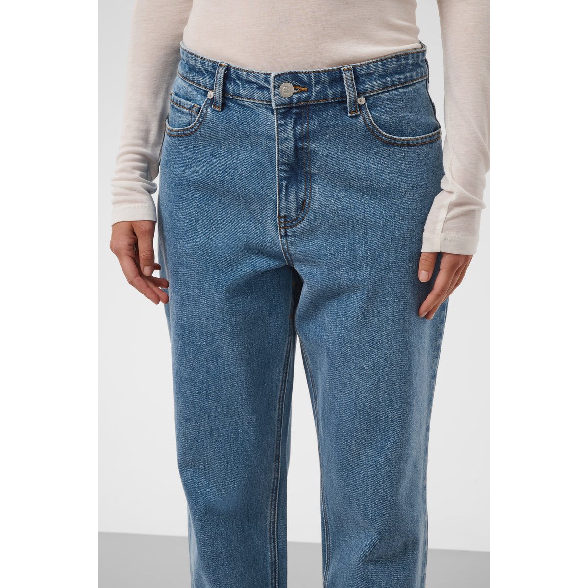 Jeans bleu medium blue denim, SOAKED IN LUXURY