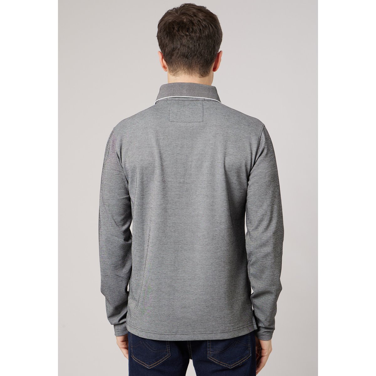 Polo regular homme en matière piquée VELVORN noir, DEELUXE