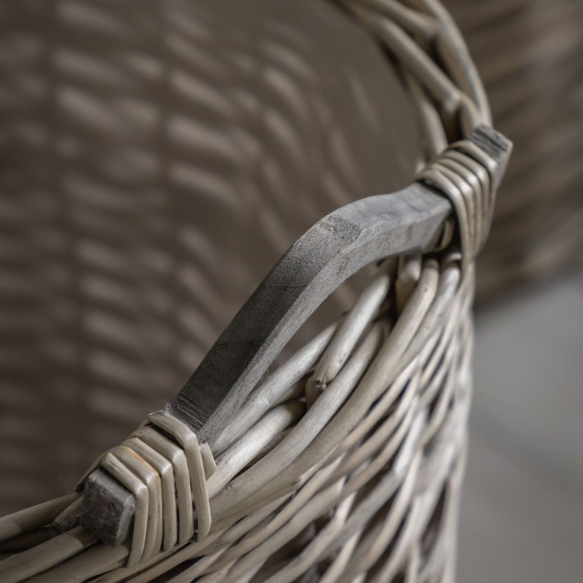 Set of 2 Dolau Jumbo Baskets grey, ÉDITÉ