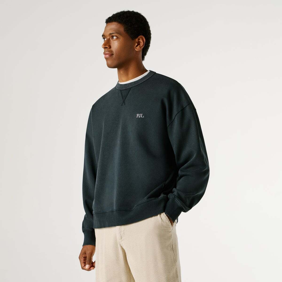 Sweat-Shirt Coupe Décontractée À Col Rond noir, PEPE JEANS