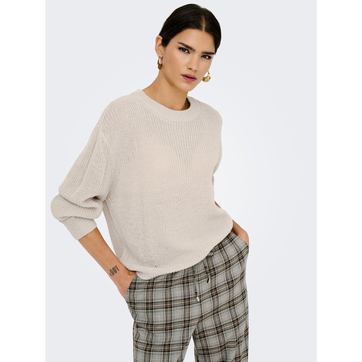 Pull En Maille moonbeam, ONLY