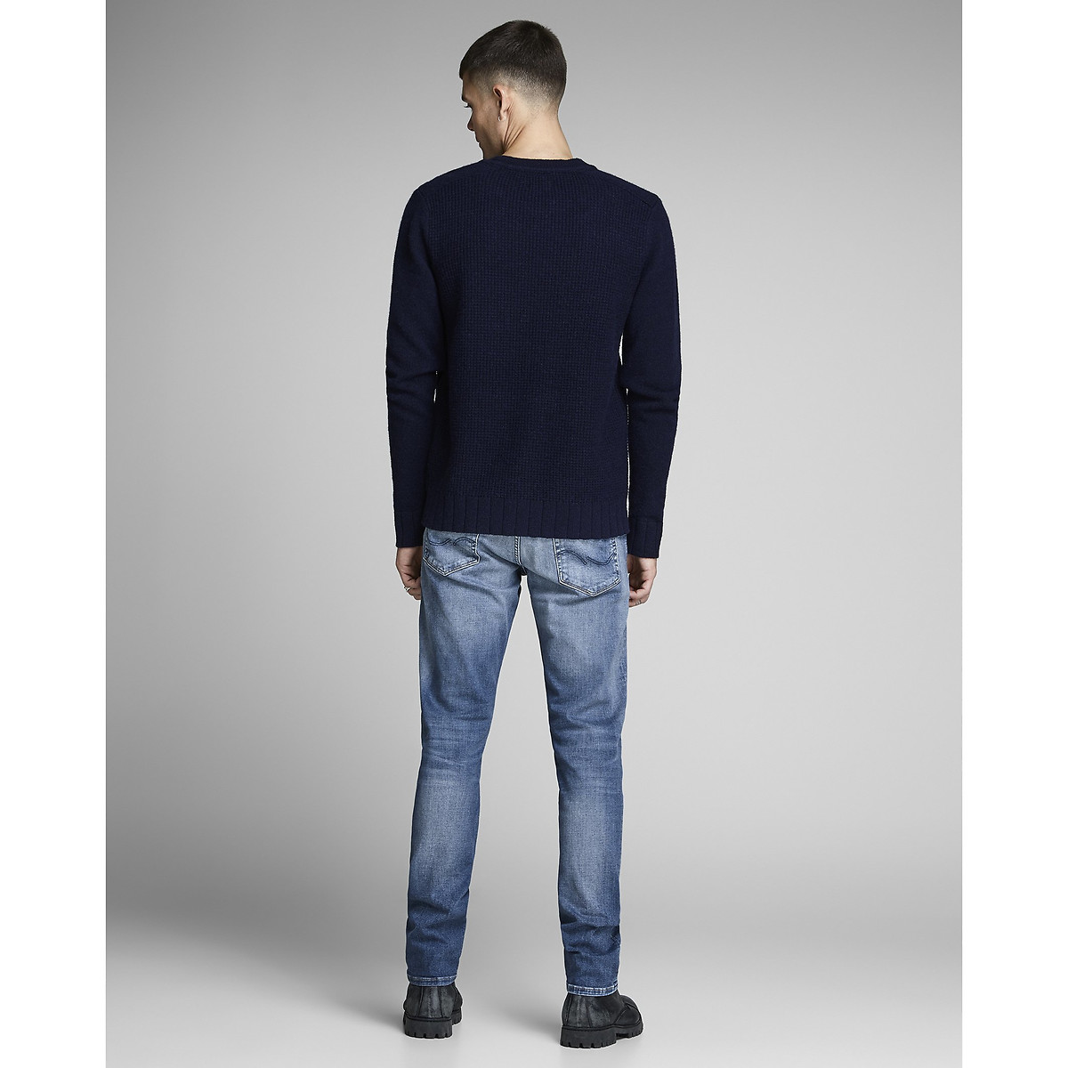 Jean slim stretch Glenn bleu clair, JACK & JONES