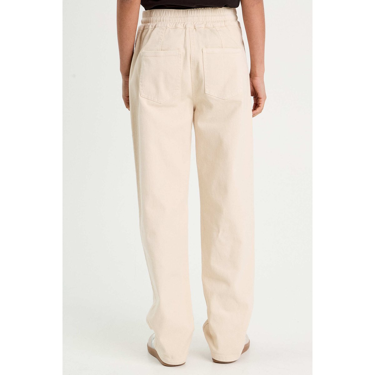 Pantalon large élastiqué ecru, CACHE CACHE