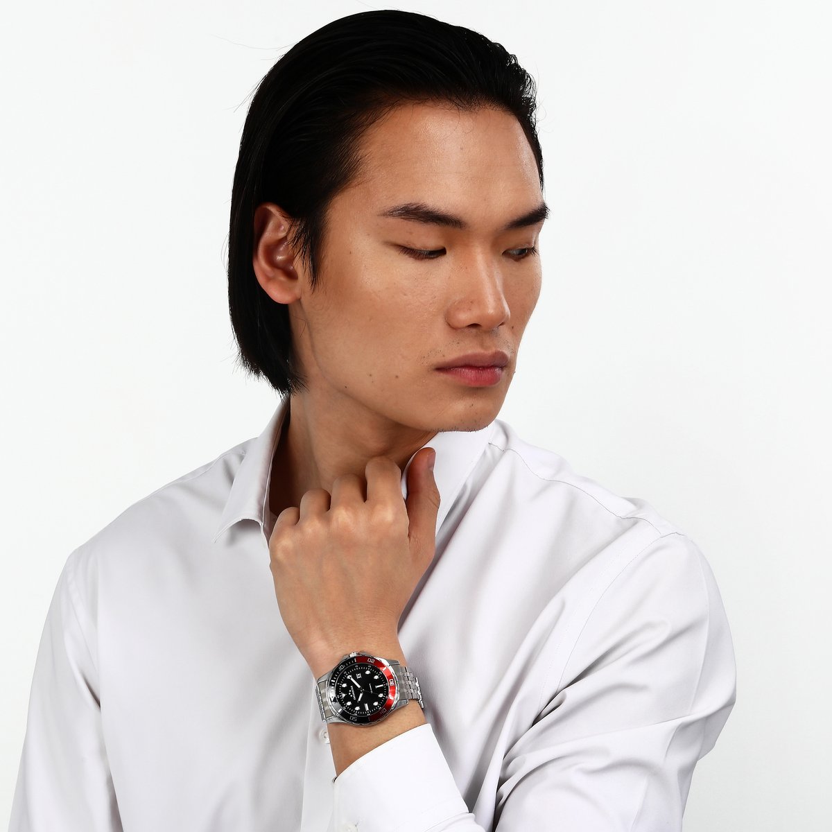 Montre multifonction CAPTAIN 2.0 noir, sunray, CHRONOSTAR