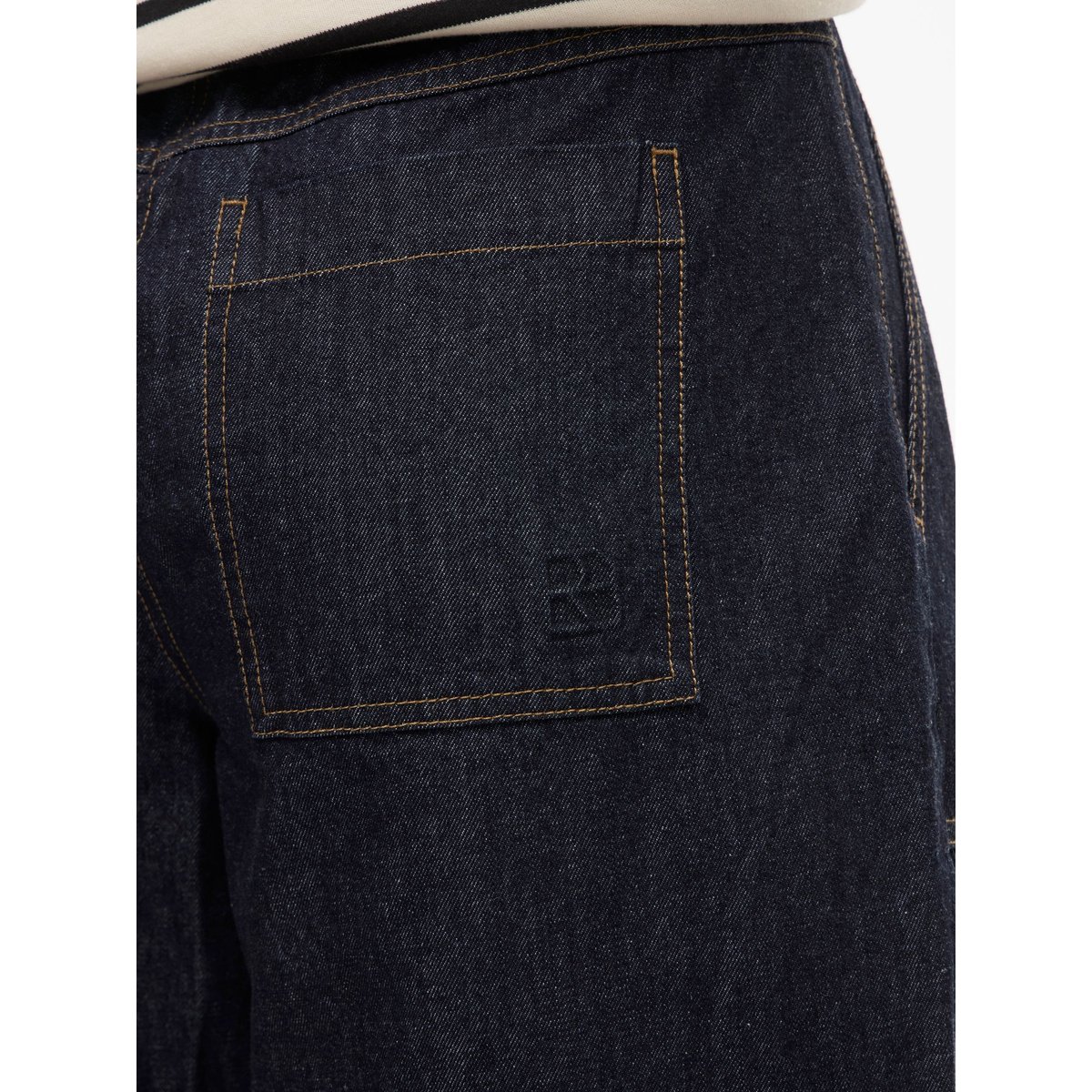 Jean dark blue denim, ROUGE EDIT