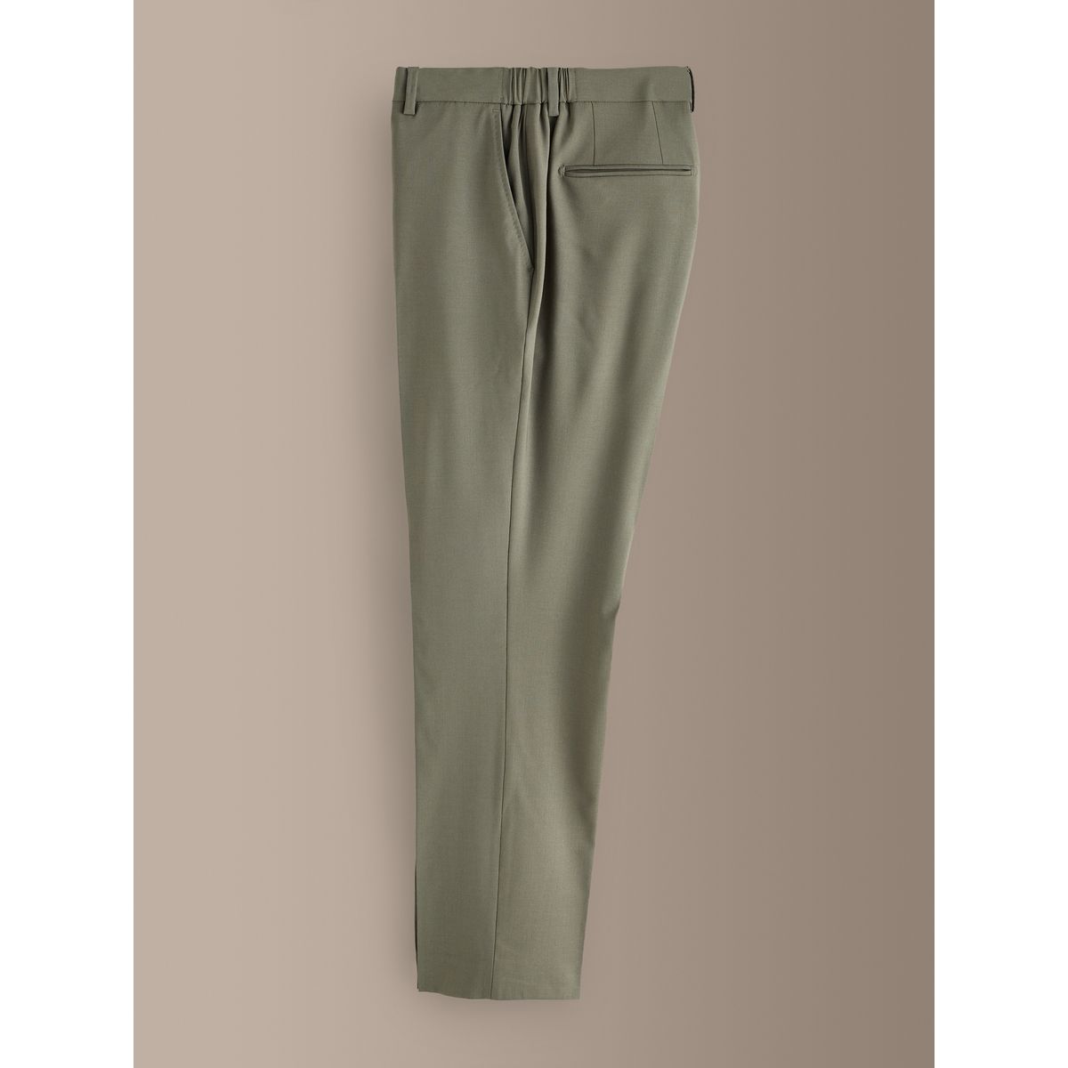 Pantalon de costume près du corps en laine signature vert sauge, NEXT
