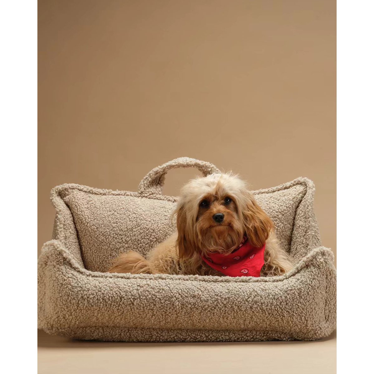 Fauteuil Club pour animaux M en Teddy biscuit, WIGIWAMA