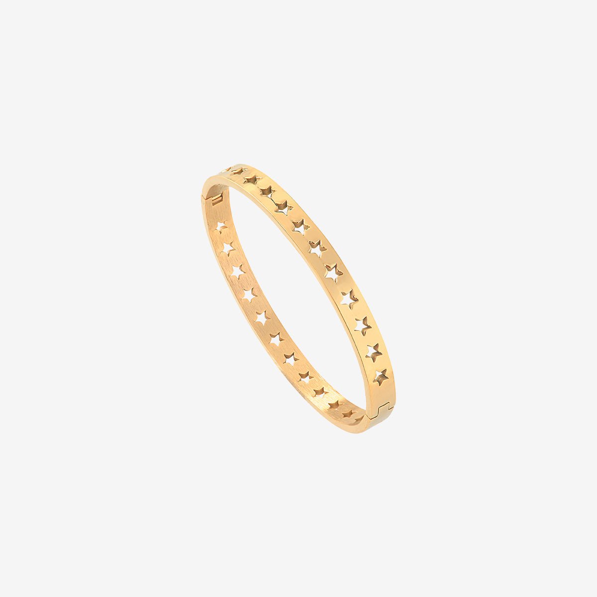 Bracelet jonc doré petit modele - luna doré, CAROLINE NAJMAN