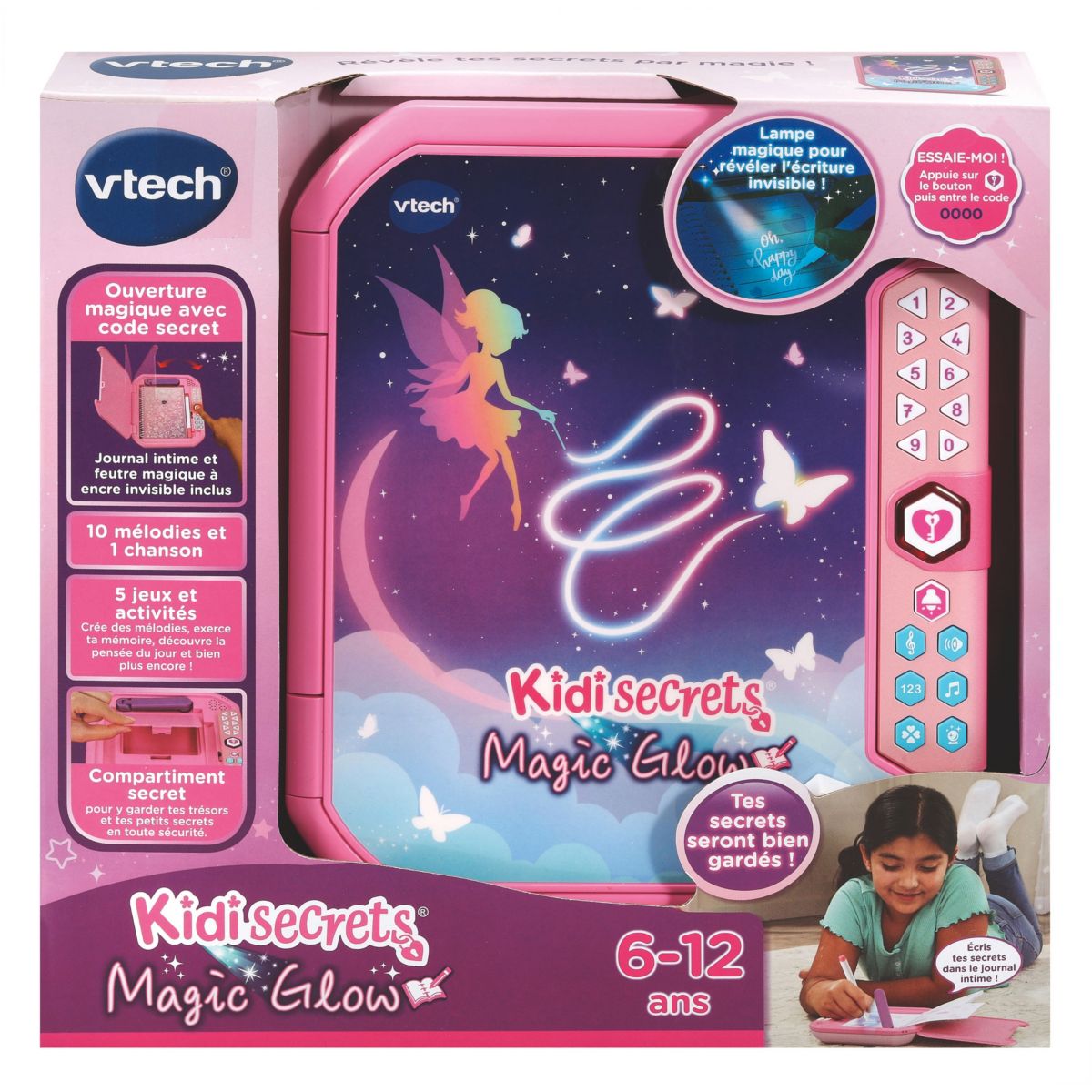 Kidisecrets magic glow 532405 rose, VTECH