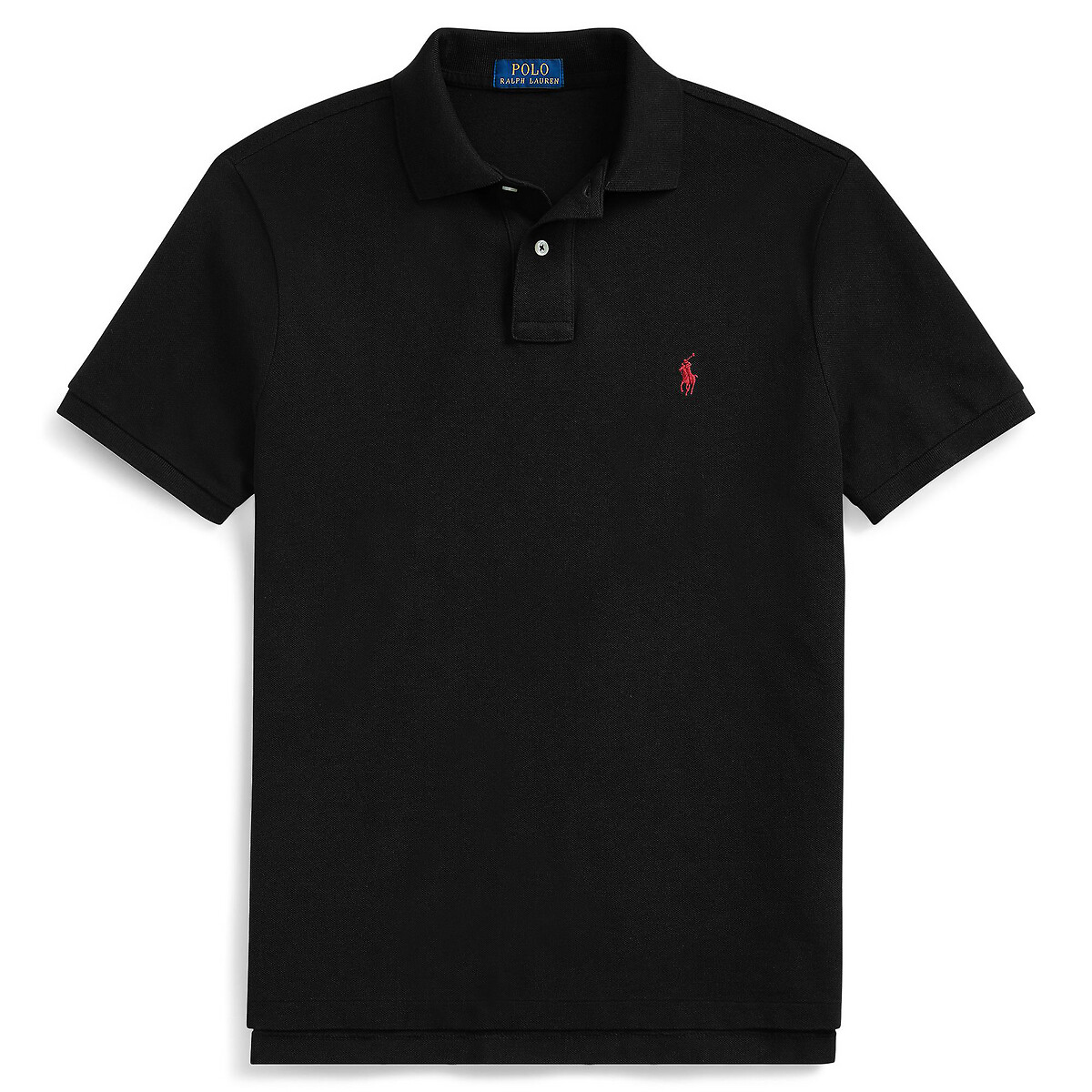 Polo iconique en coton piqué noir, POLO RALPH LAUREN