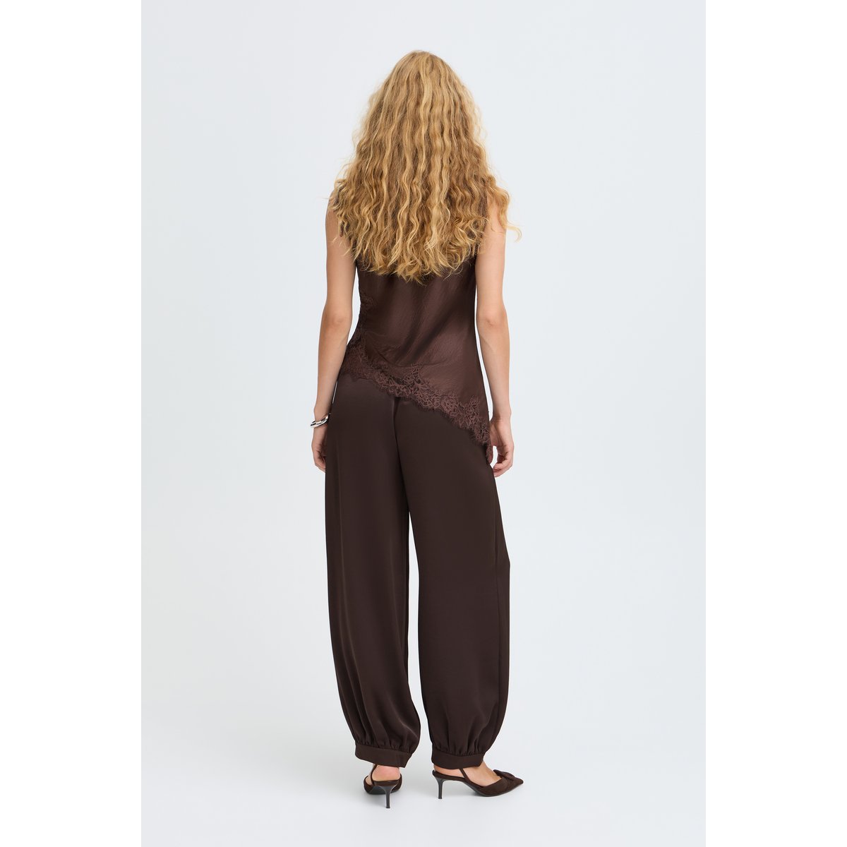 Pantalon décontracté marron java, B.YOUNG