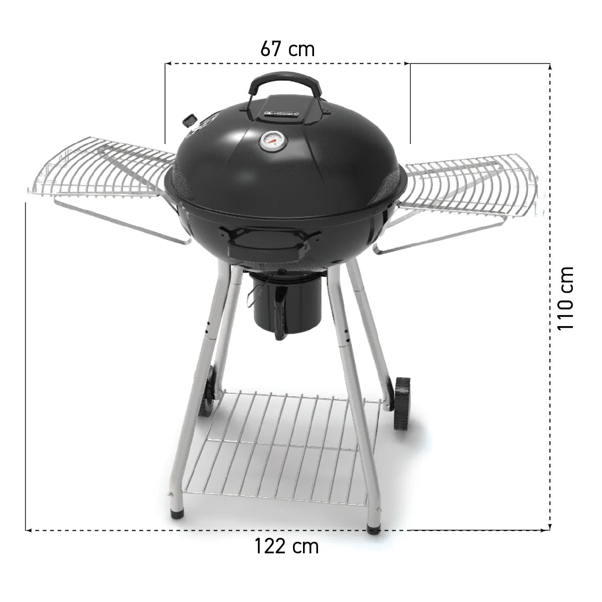 Barbecue au charbon - 2 modes de cuisson - Convivial noir, LAGUIOLE CUISSON