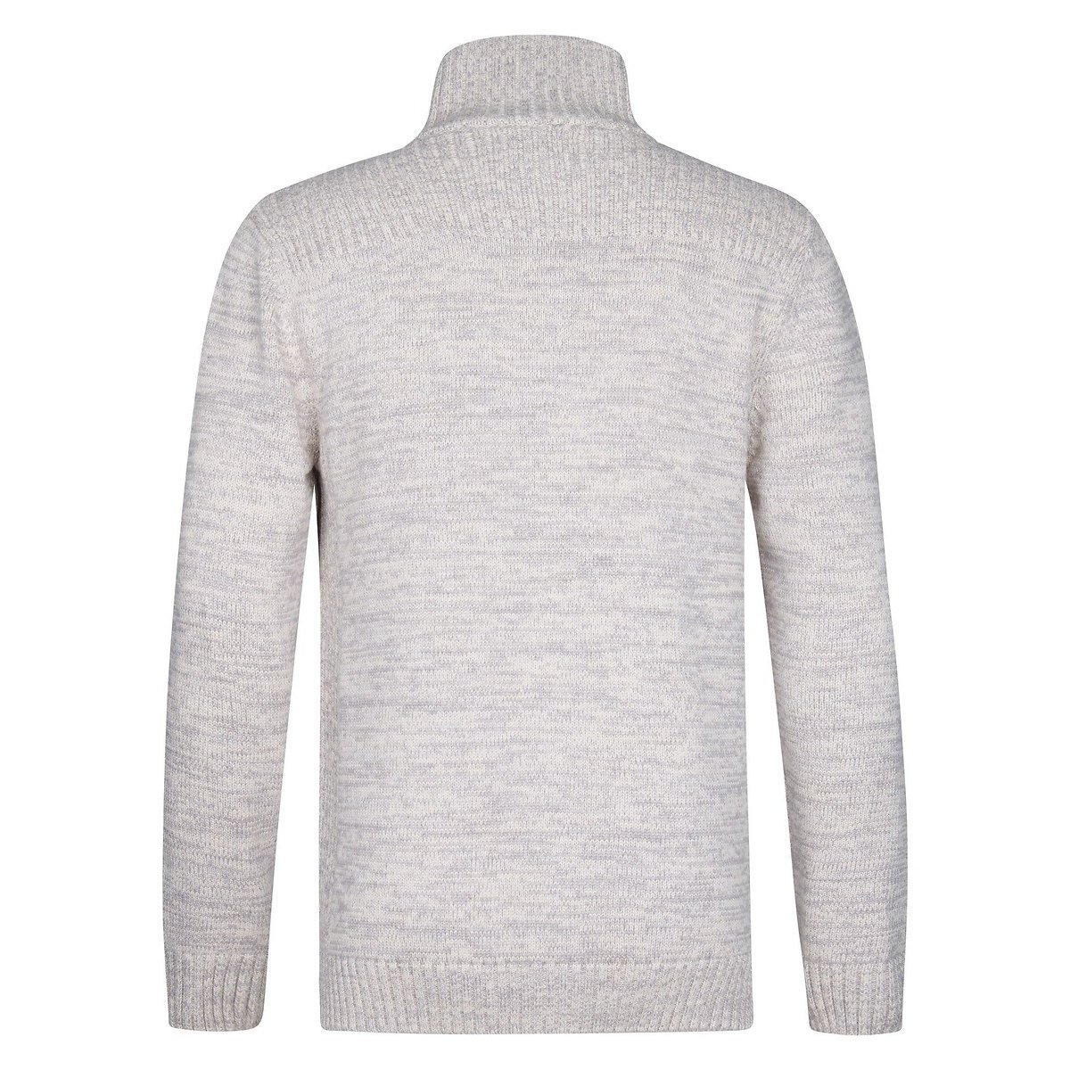 Cardigan in maglia fine écru chiné, PETROL INDUSTRIES