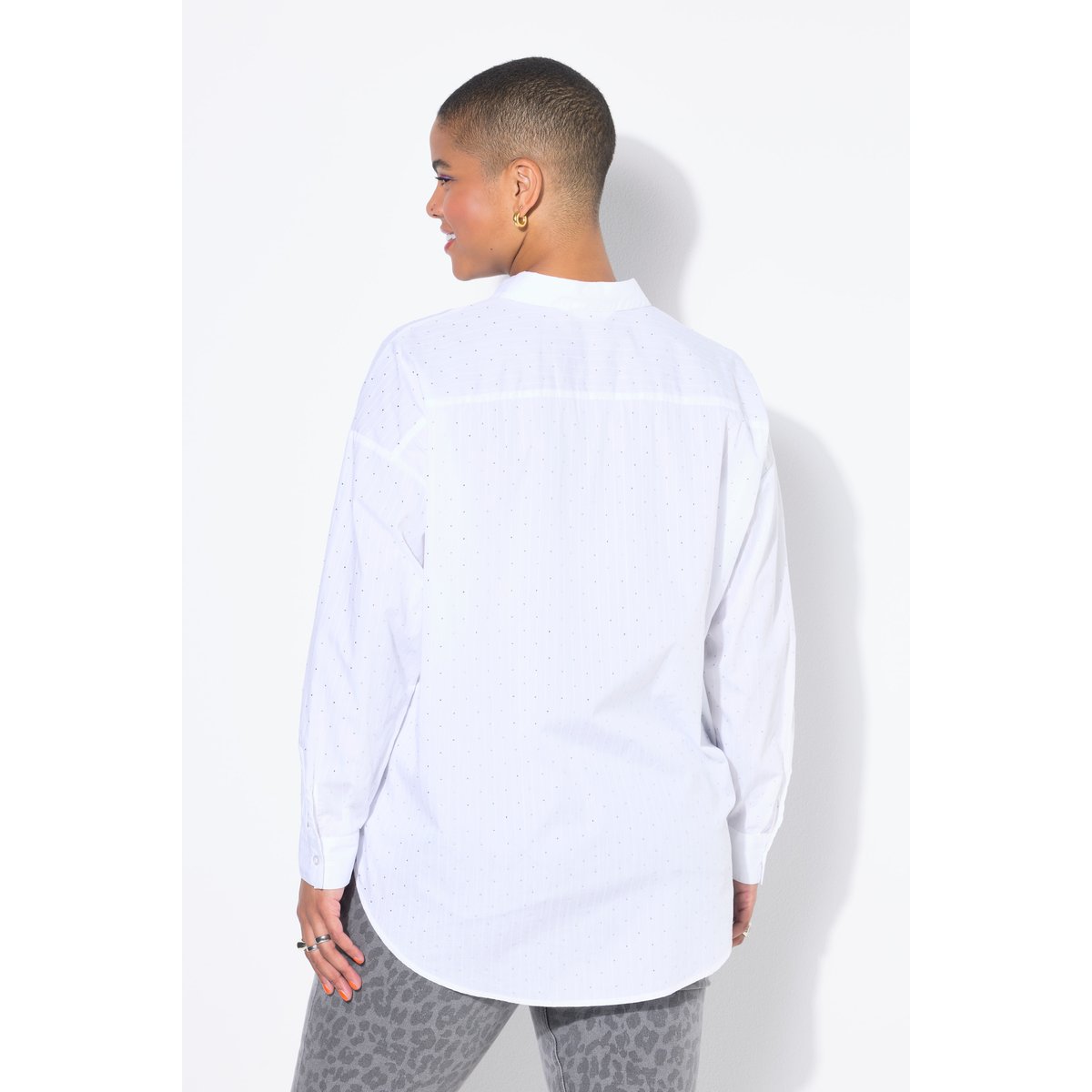 Chemisier oversize blanc cassé, STUDIO UNTOLD