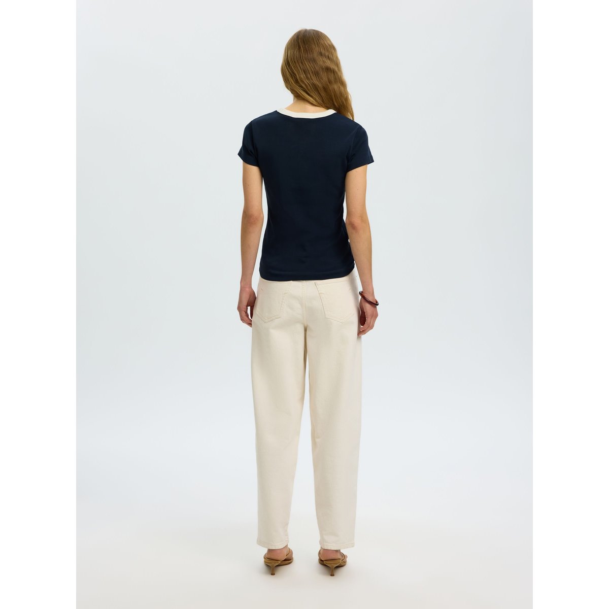 T-Shirt dark sapphire, SELECTED