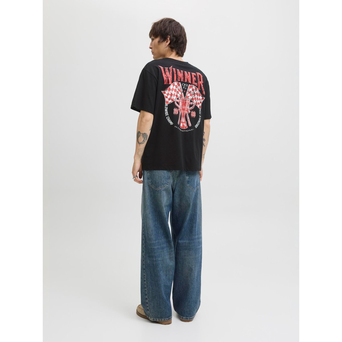 T-Shirt black 1, JACK & JONES