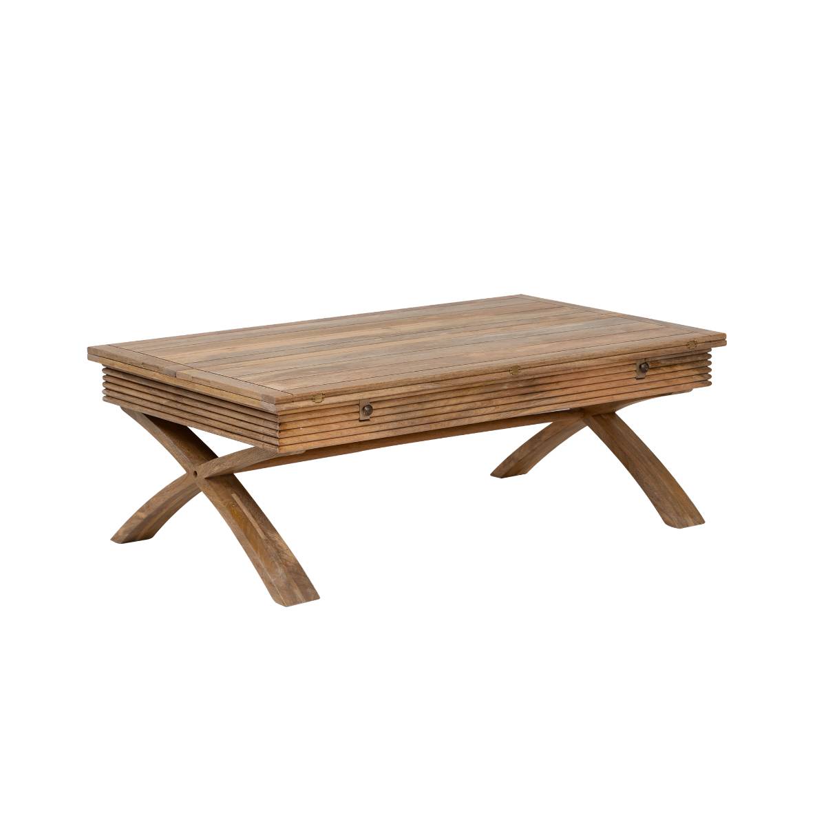 Table basse en bois de manguier LUCE bois clair, MADE IN MEUBLES 