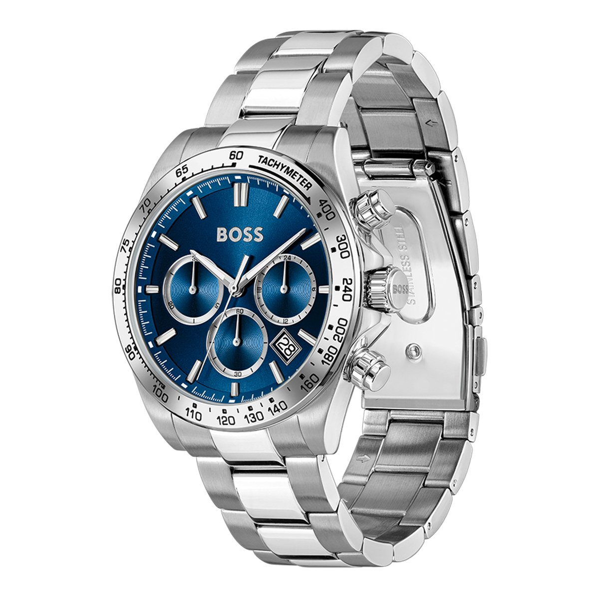 Montre Analogique HERO 2.0 argenté bleu argenté, BOSS