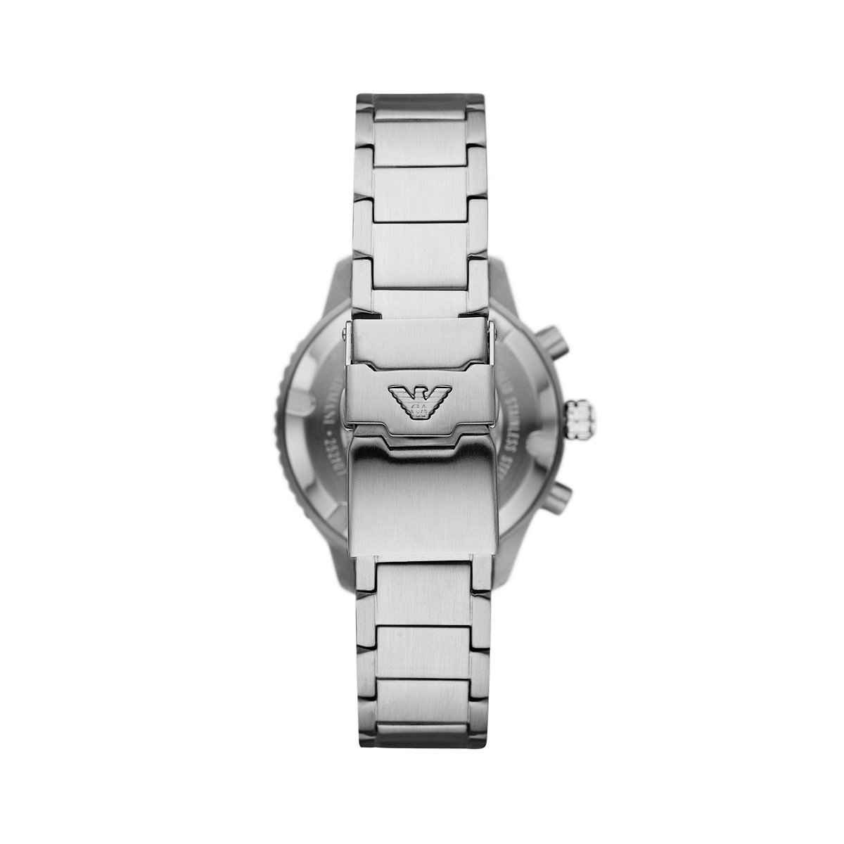 Montre Analogique EMPORIO ARMANI argenté noir argenté, EMPORIO ARMANI