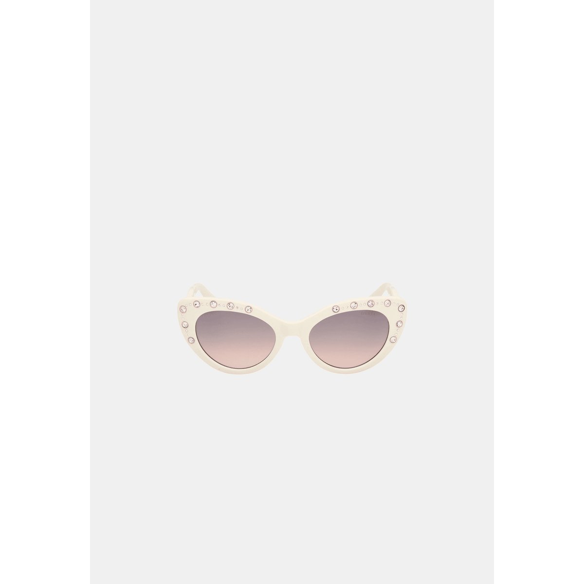 Lunettes De Soleil Œil-De-Chat blanc, GUESS