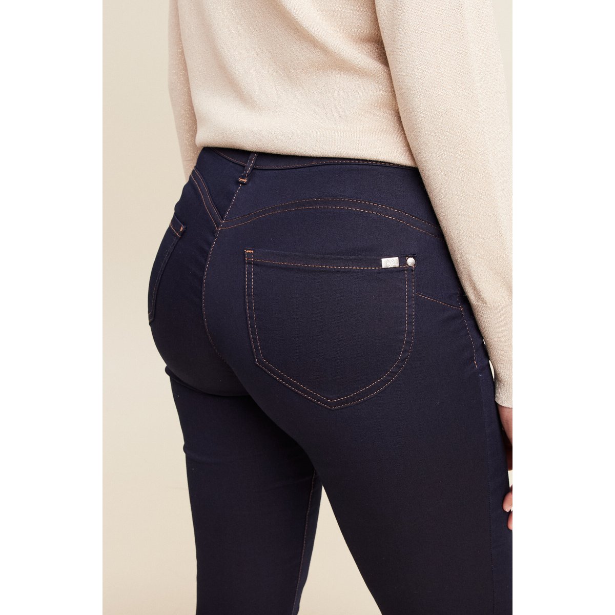 Jeans léger taille standard 7/8ème denim brut, BREAL