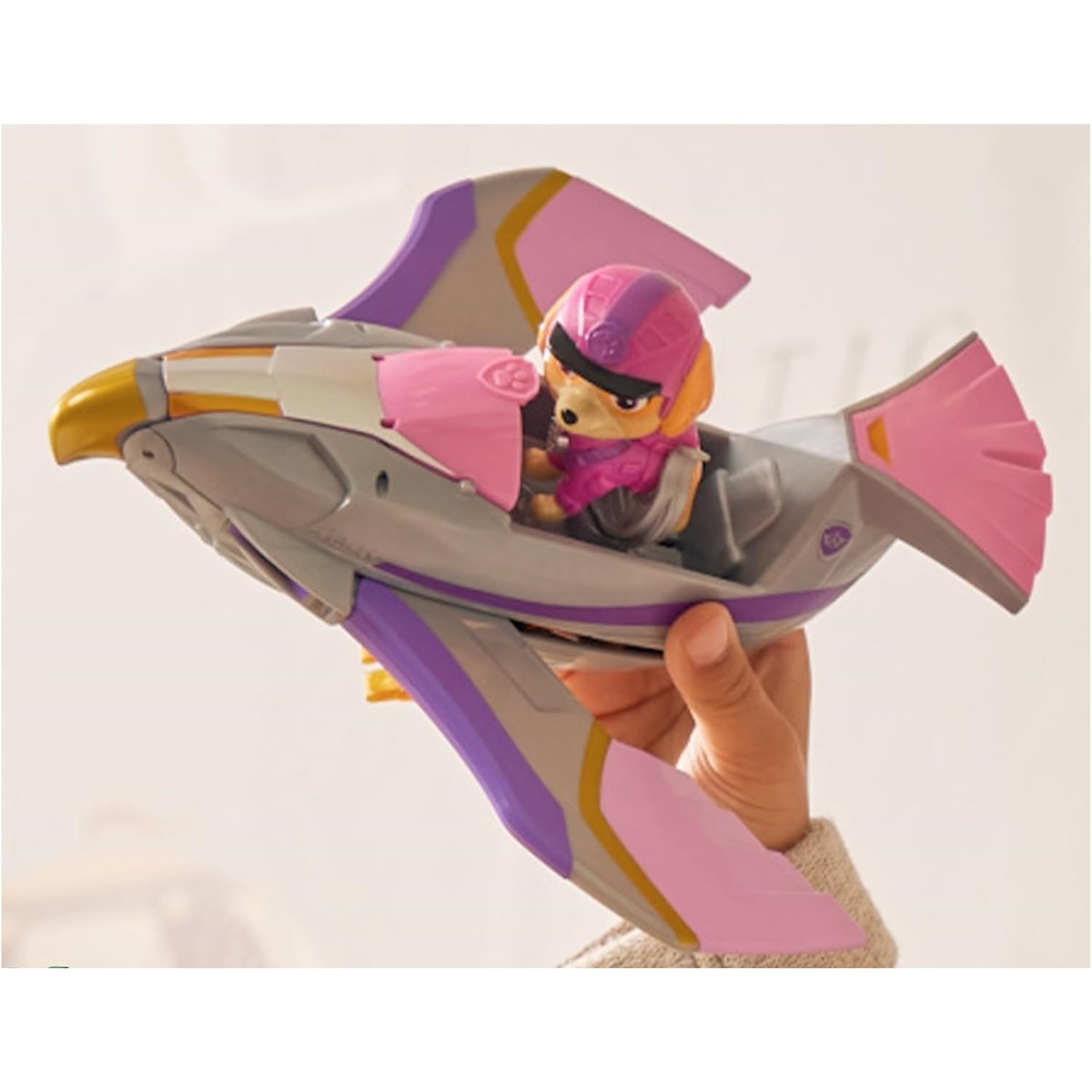 Paw Patrol - Les chiots de la jungle - Solid Skye gris et rose, SPIN MASTER