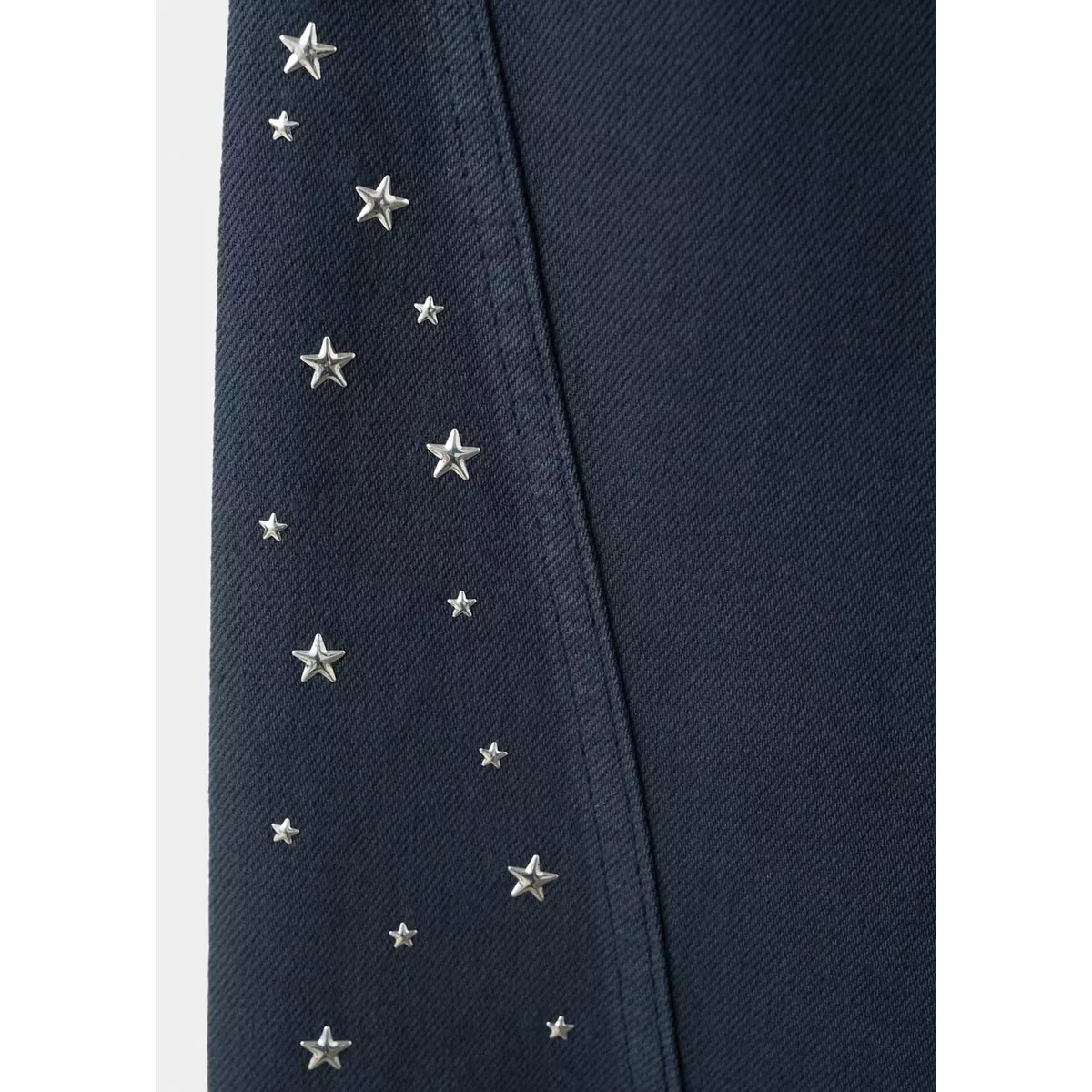 Jean style jupe-culotte strass bleu marine, MANGO KIDS