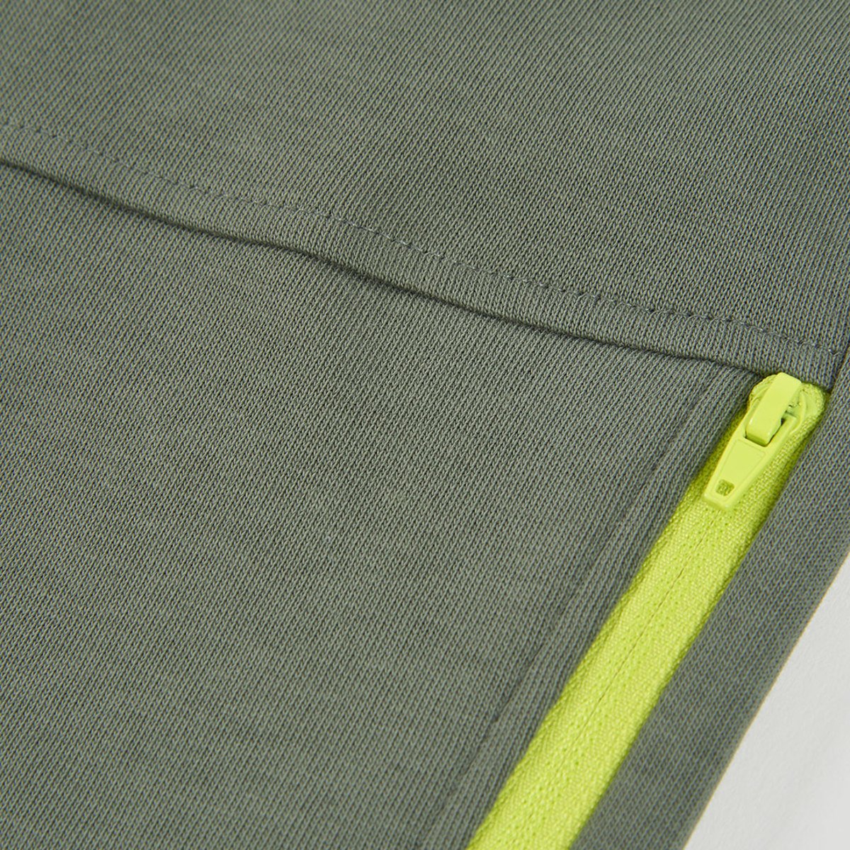 Pantalon garçon molleton avec poche gris, BOBOLI