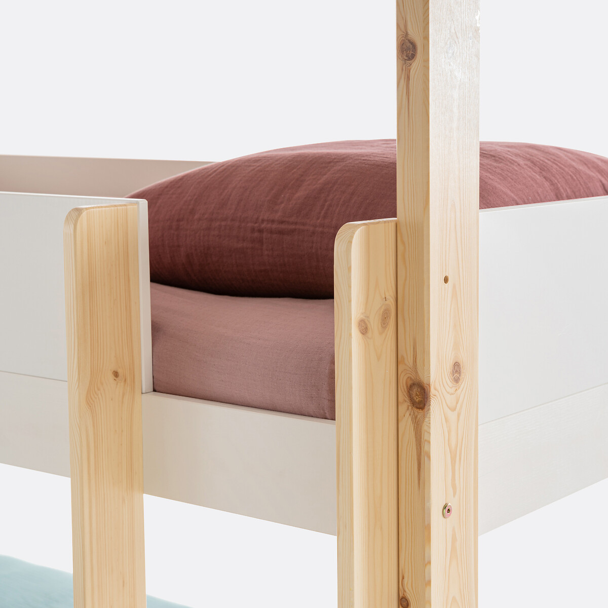 Lits superposés 3 couchages Meeting blanc/bois, LA REDOUTE INTERIEURS