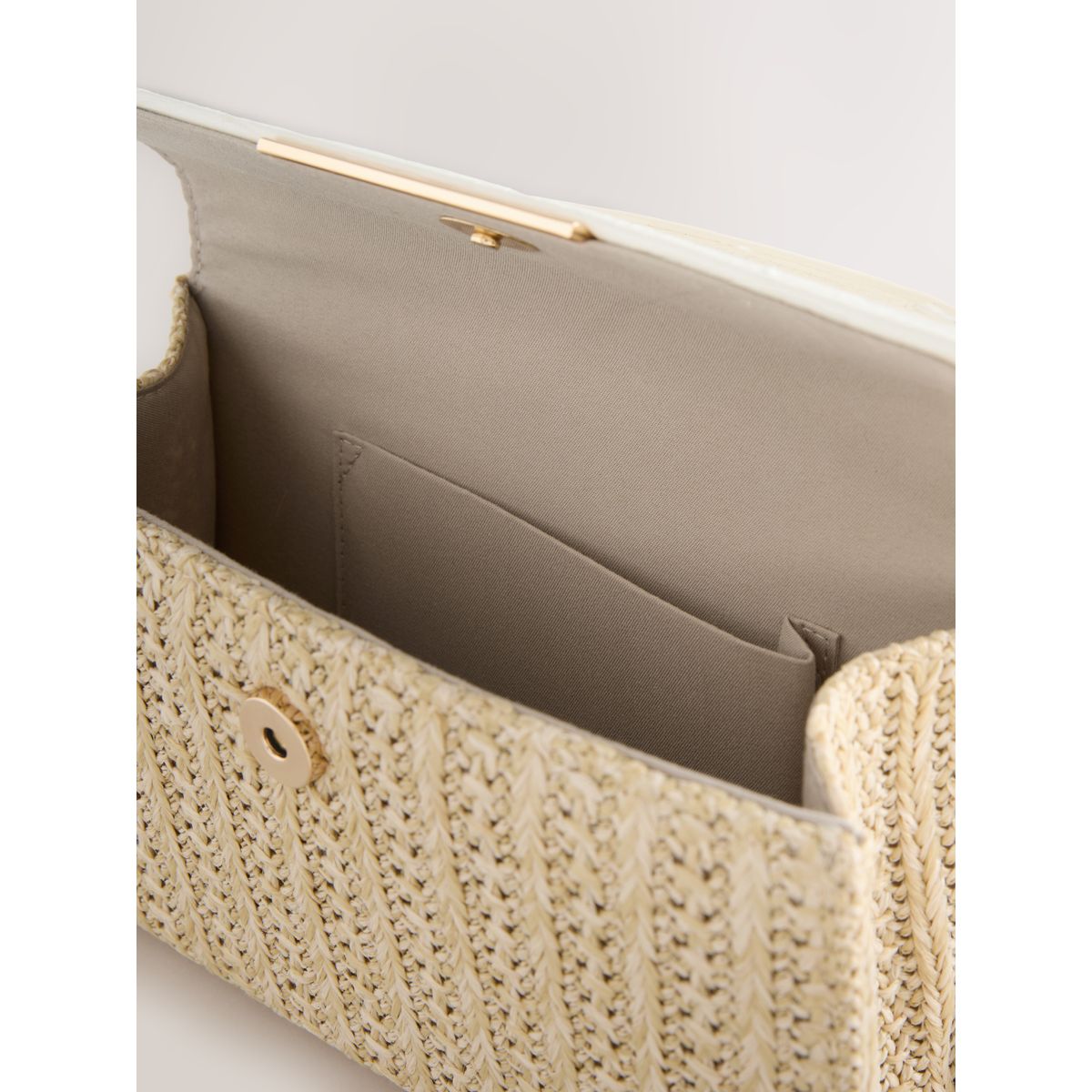 Sac à poignée supérieure effet raphia naturel, NEXT
