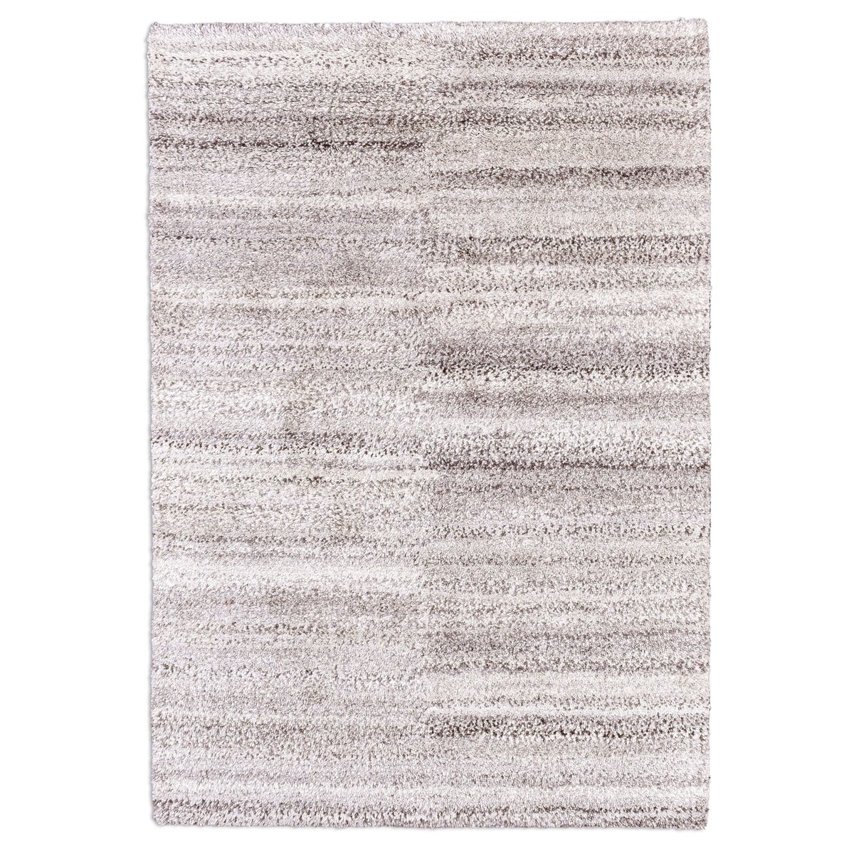 Tapis en laine vierge noué à la main gris, THEKO