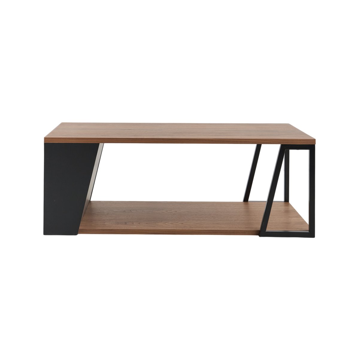 Table basse - ALBI noir/noyer, CAMIF