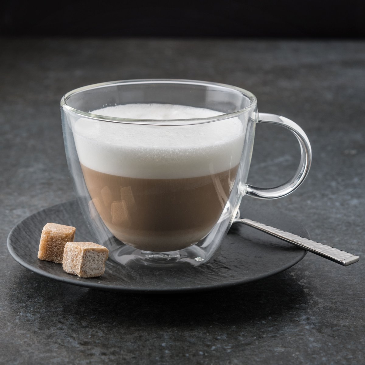 Soucoupe Tasse Café Au Lait MANUFACTURE noir, VILLEROY & BOCH