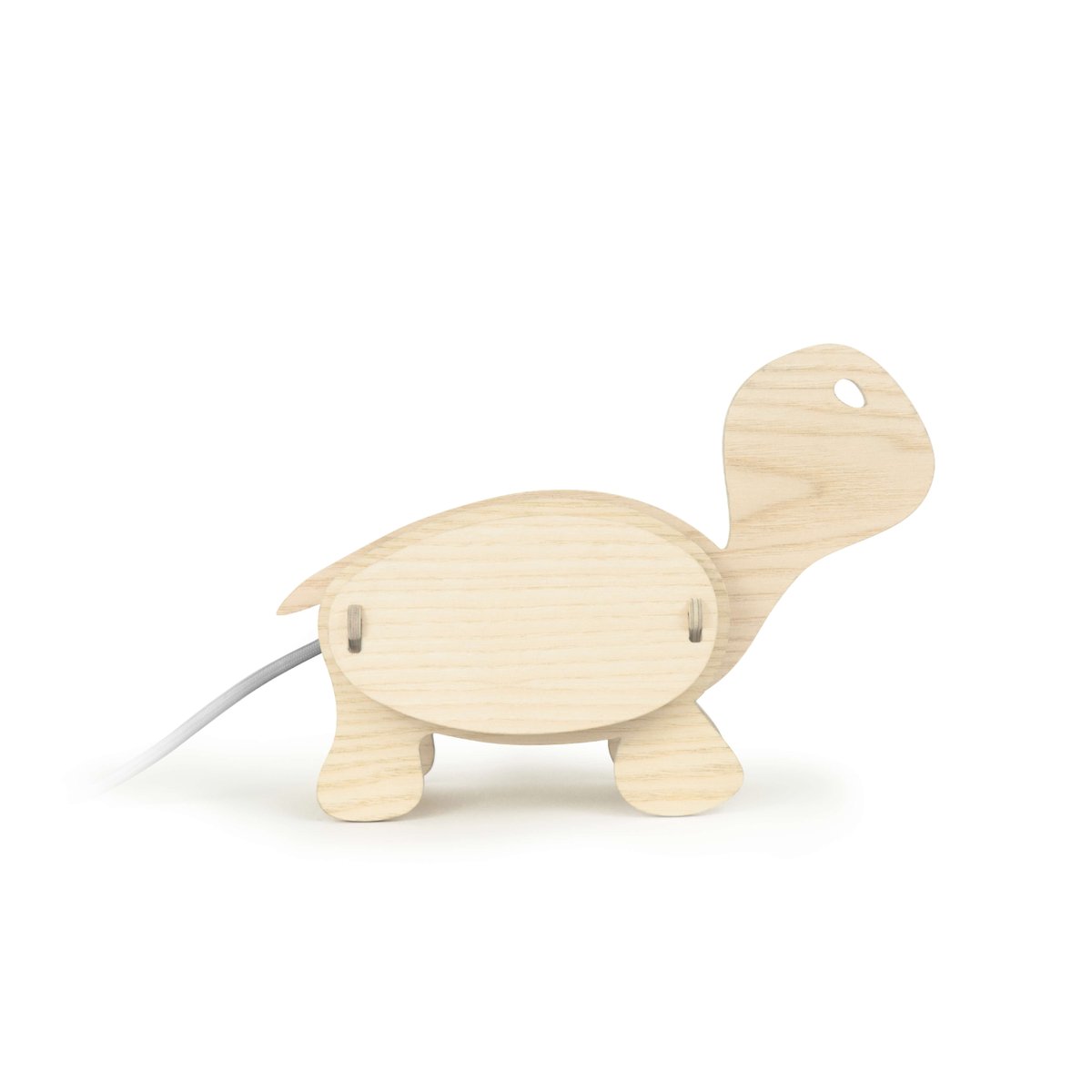 Lampe à poser en frêne Tortue - ZOO frêne, GONE'S
