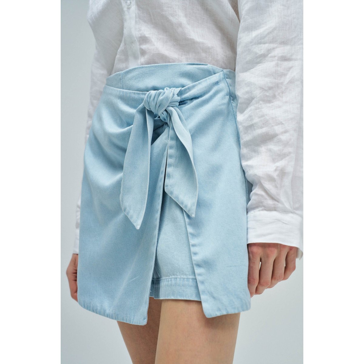 SKORT EN LIGHTDENIM bleu cobalt, SALSA JEANS