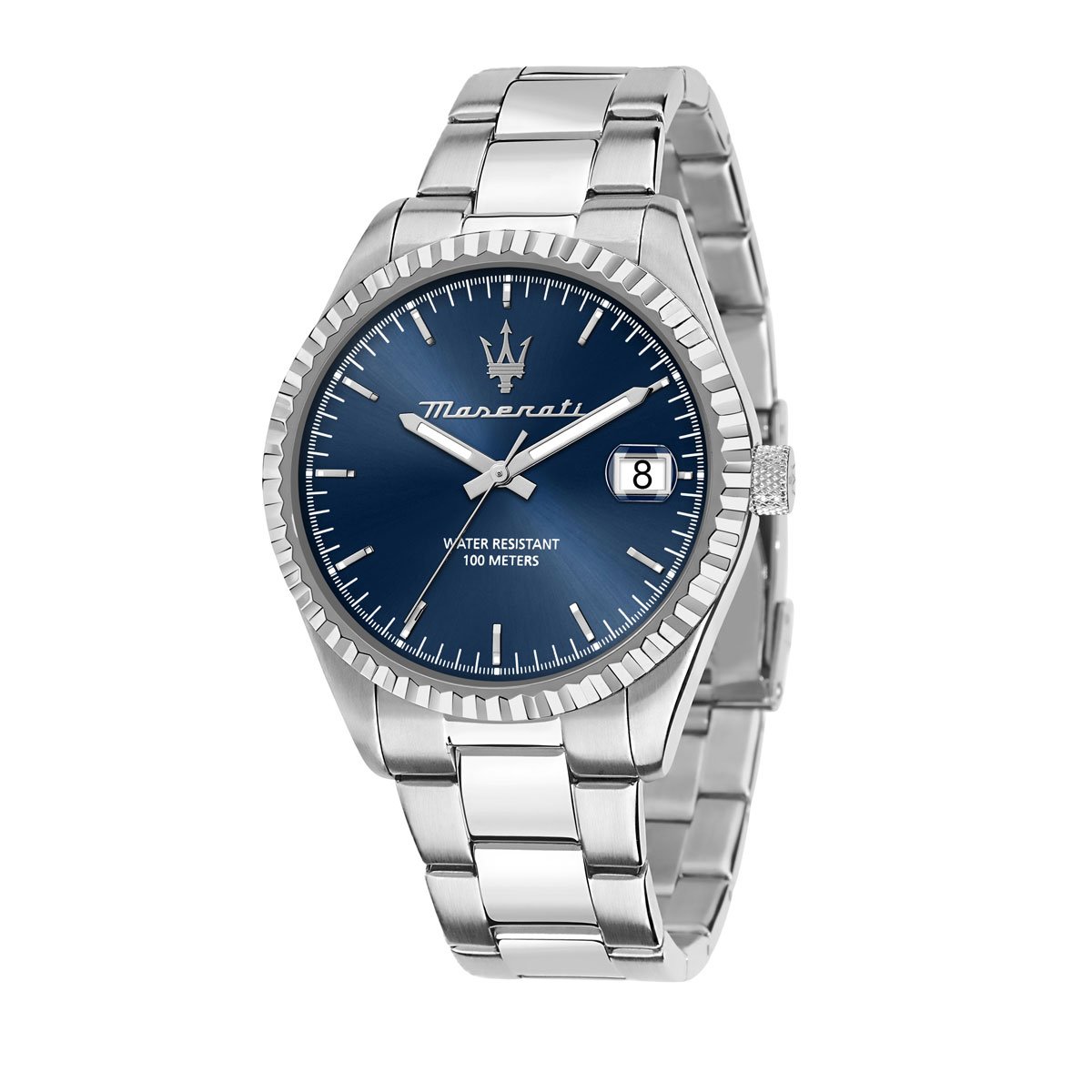 Montre Analogique  COMPETIZIONE argenté bleu argenté, MASERATI