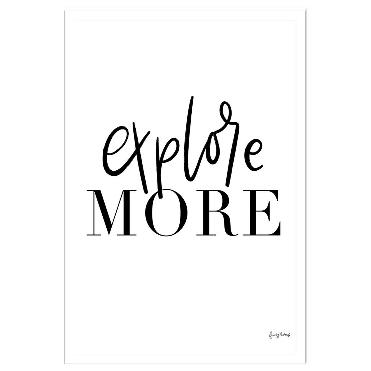 Poster explore more affiche seule, HEXOA