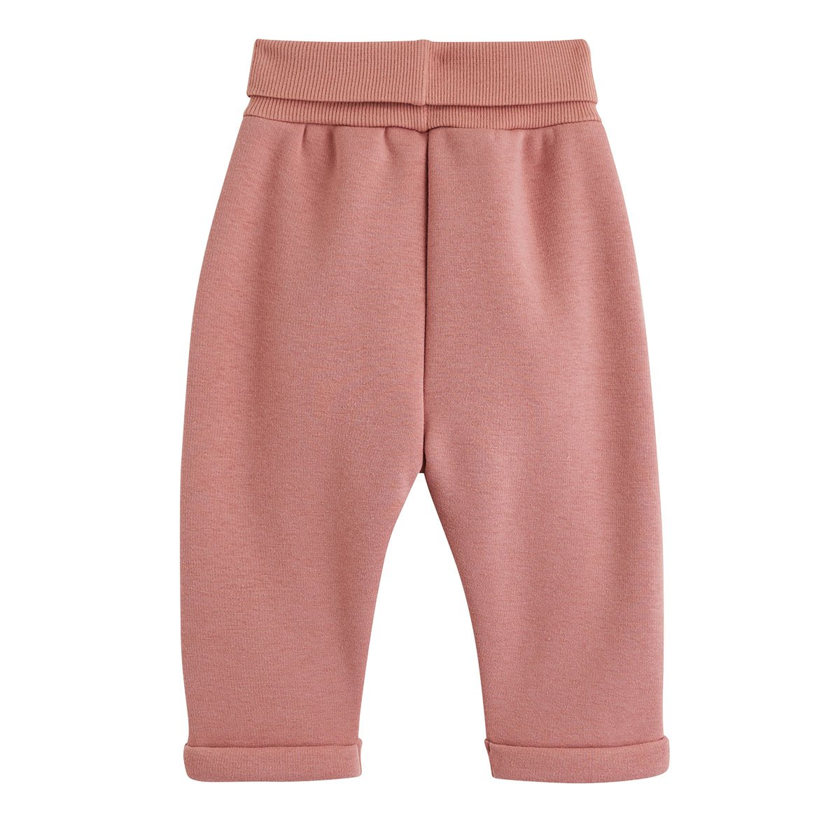 Lot de 2 sarouels bébé en molleton ultra chaud rose, PETIT BEGUIN