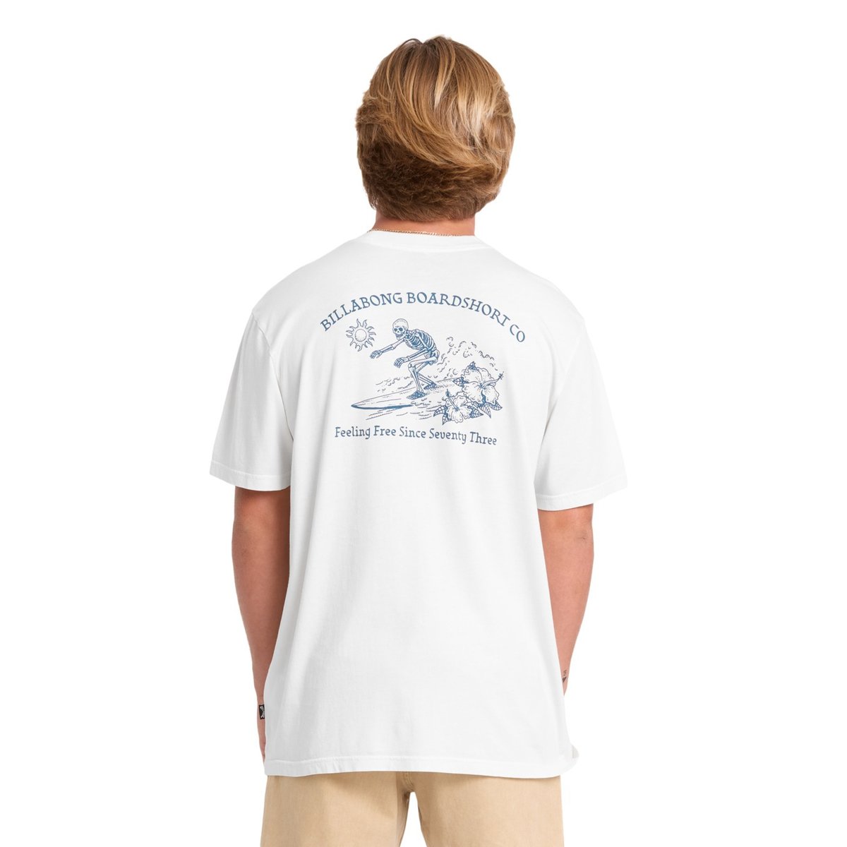 T shirt manches courtes REMAINS PREMIUM blanc off white, BILLABONG