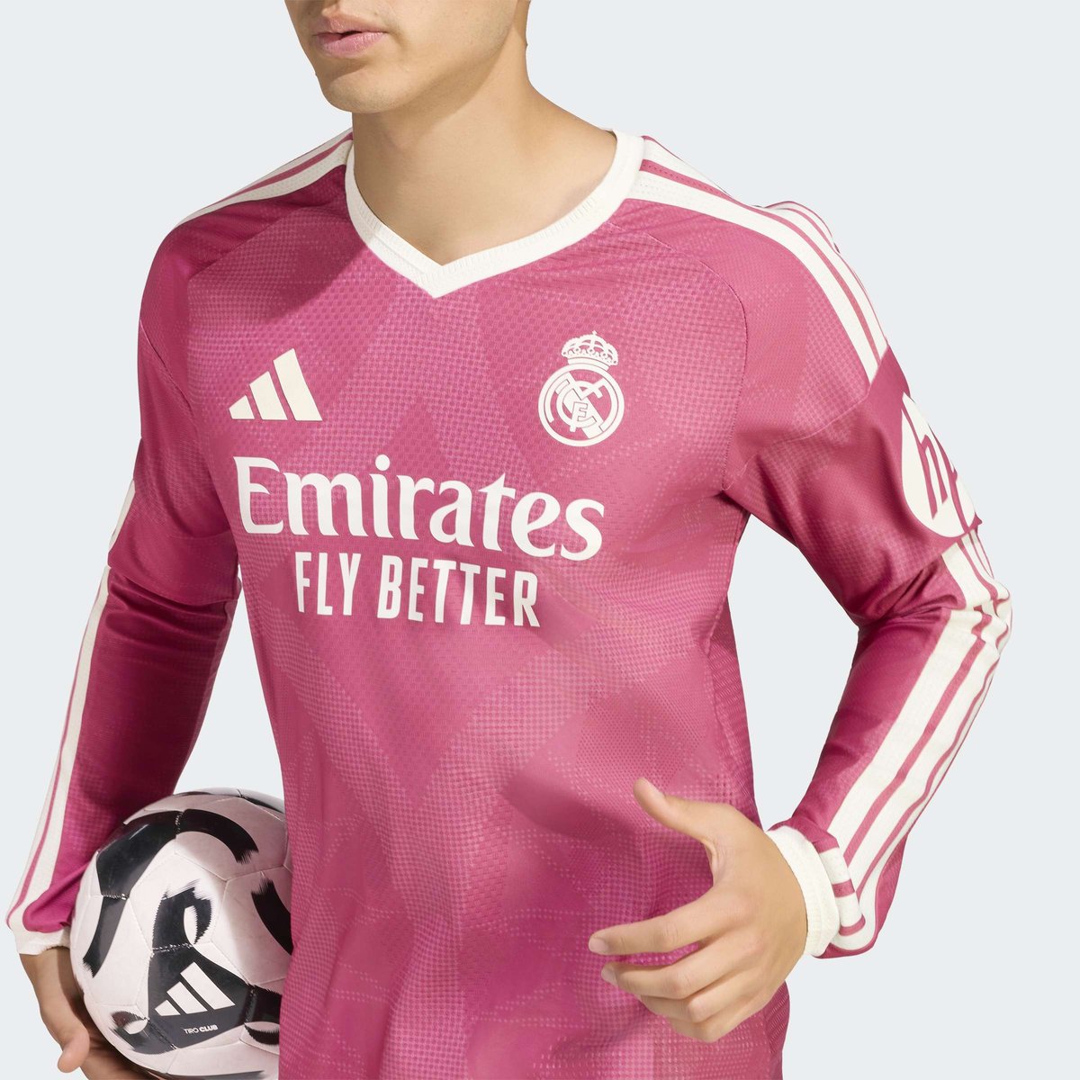 Maillot Manches Longues Third Real Madrid Authentique Maillot Manches Longues Third Real Madrid Authentique wild pink, adidas Performance