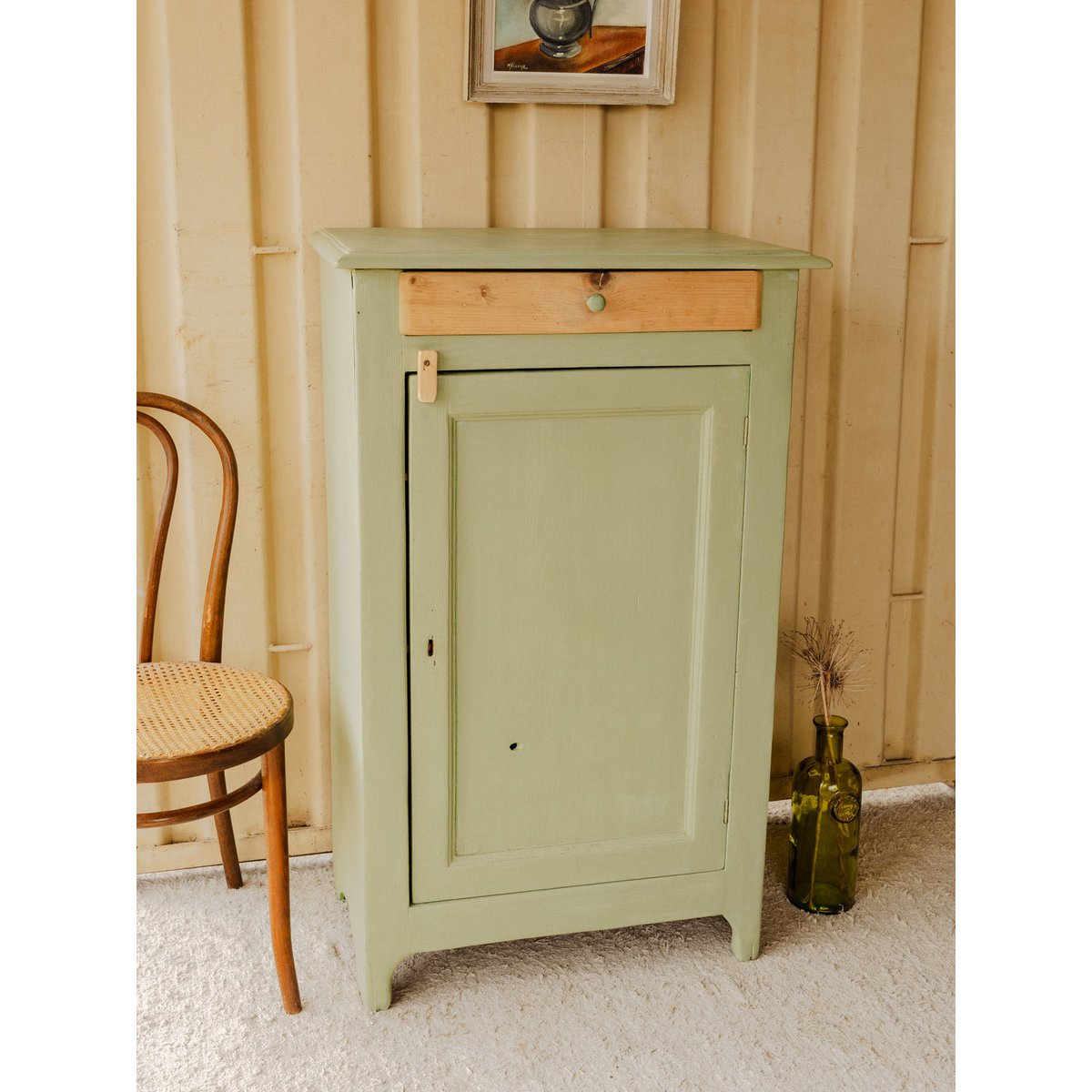 Confiturier en bois vert Gilbert N°1880 - Bon état vert, DEBONGOUT