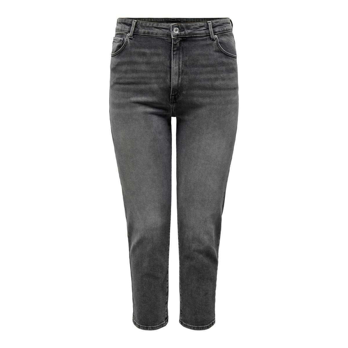 Jean Coupe Droite dark grey denim, ONLY CARMAKOMA