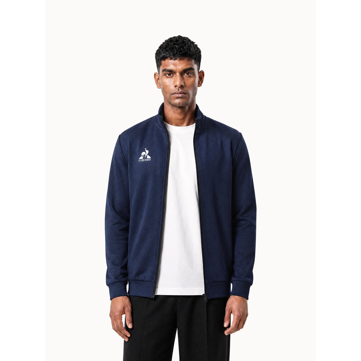 Sweat zippé Training bleu, LE COQ SPORTIF