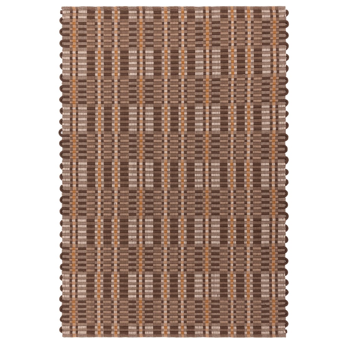 Tapis de salon et chambre moderne RADEN marron, NOVATREND