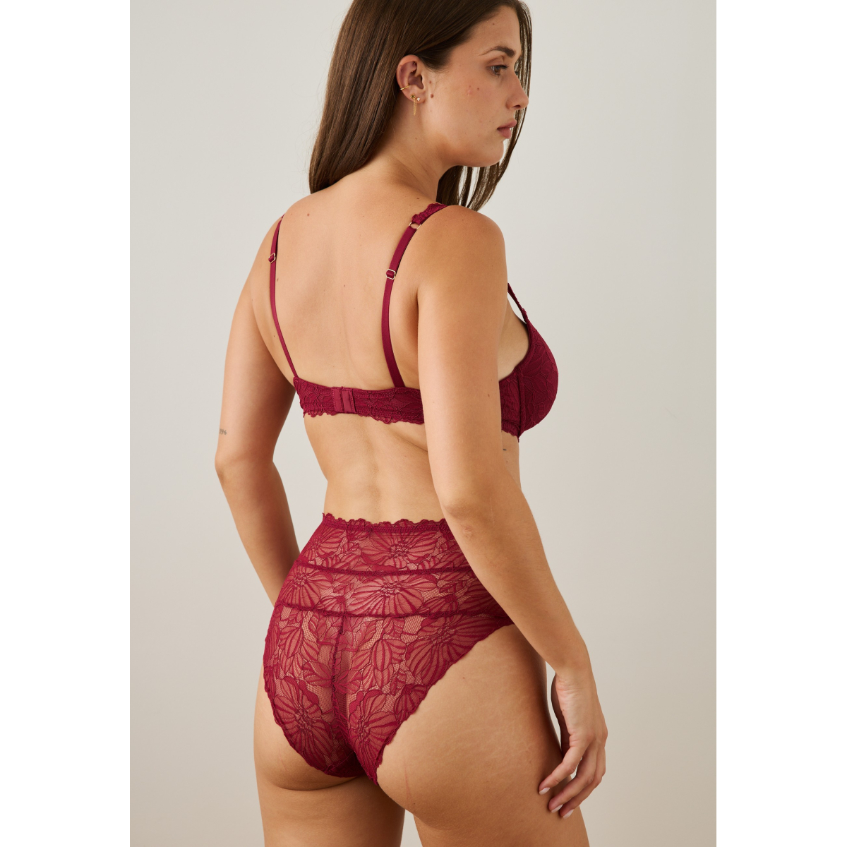 Soutien-gorge à coques Alizée rouge, VARIANCE