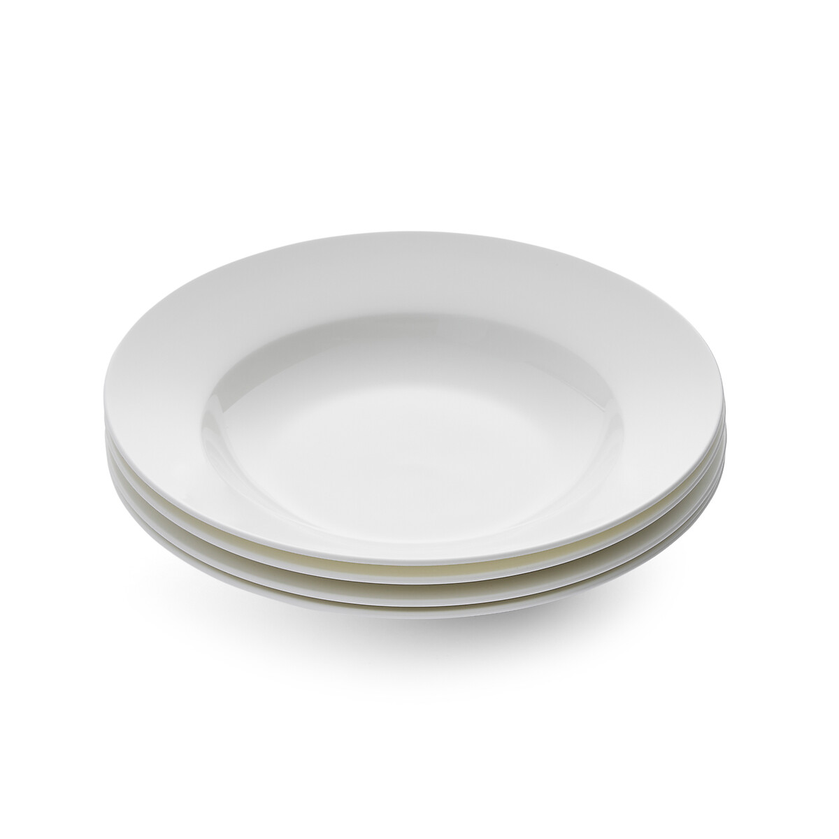 Set of 4 Serendipity Soup Plates white, ROYAL WORCESTER