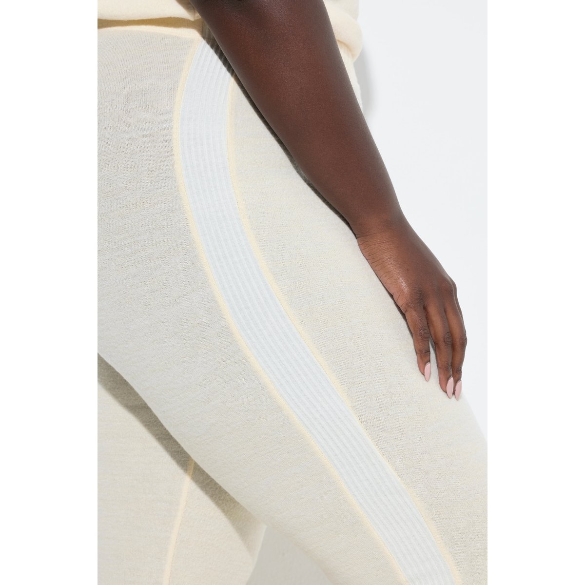 Legging loungewear, rayures latérales pop corn, ULLA POPKEN