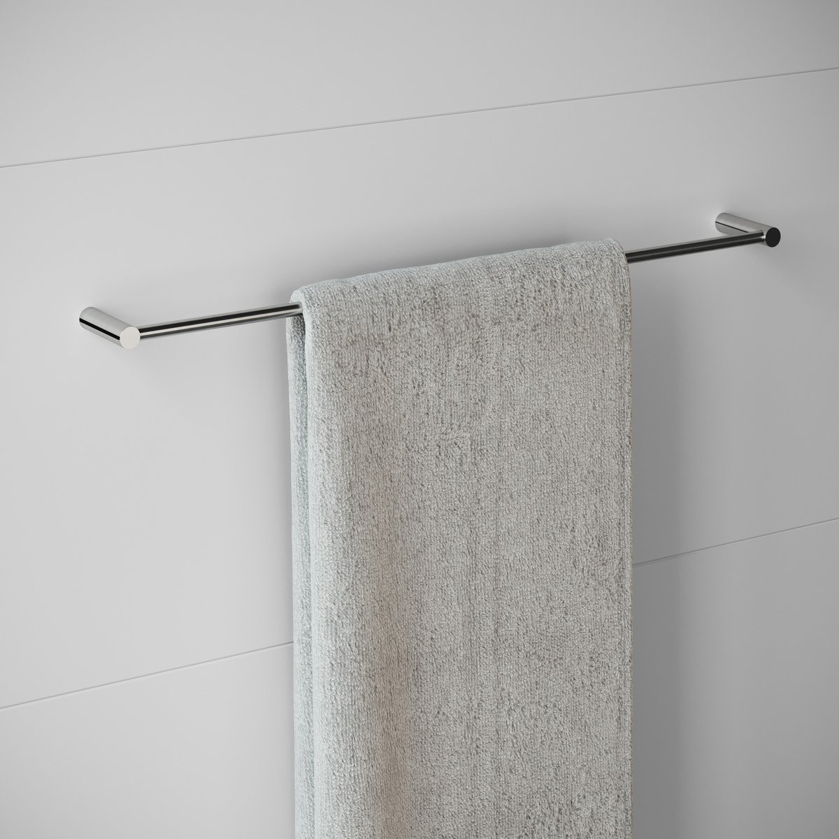 Porte Serviette mural LOGIC noir mat, COSMIC